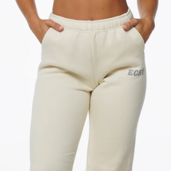ECHT Bubble Joggers Cream Size M - Picture 3 of 5